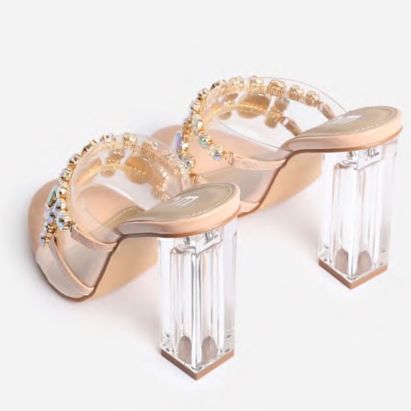 Nude gem clear heel - Picture 4 of 6